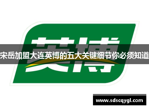宋岳加盟大连英博的五大关键细节你必须知道